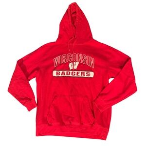 Wisconsin Badgers Colosseum Red Men's Hoodie Size XL